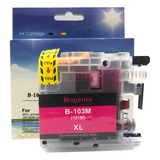 Cartucho P/ Brother Lc103 Lc105 Lc107 Lc109 Magenta 14ml