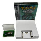 Cartucho Pokémon Emerald Gba Caixa, Suporte