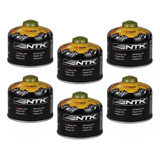 Cartucho Refil Gás Tekgás 6 Unidades Nautika Ntk Fogareiro