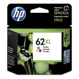 Cartucho Tinta Original Hp 62xl Colorido Oj200 Envy 5540
