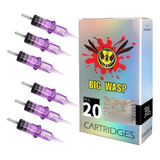 Cartuchos C/ Agulhas De Tatuagem 01rl Traço - 15 Unidades