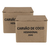 Carvão De Coco Hexagonal Narguile 500gr