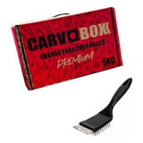 Carvão Premium Caixa Box 5kg Sem Fumaça Limpa Grelha Bbq