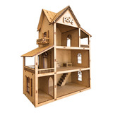 Casa Casinha Boneca Polly Lol Mdf Grande Envio 24hrs Oferta
