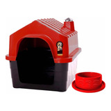 Casa Casinha Cachorro Com Chaminé Durapets N.5