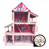 Casa Casinha P/ Boneca Vários Temas +44 Móveis Promoção !!