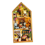 Casa De Boneca De Madeira Mini Decoração De Casa Vinícola