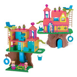 Casa Na Arvore C/ Boneca Casinha Infantil Brinquedo Xplast