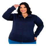 Casaco Blusa De Frio Plus Size Metalassê Tamanho Grande G3