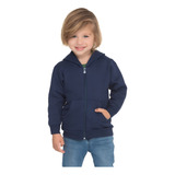 Casaco Infantil Uniforme Escolar Unissex Moletom Capuz Bolso