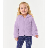 Casaco Jaqueta Infantil Menina Fleece Plush Urso Trick Nick