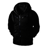 Casaco Moletom Blusa De Frio Masculino De Ziper Esporte Top