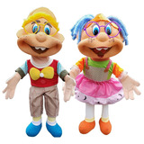 Casal De Fantoches Infantis - Crianças 60cm