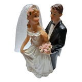 Casal De Noivos Para Topo De Bolo Ou Decoração Do Casamento.