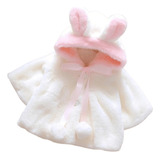 Casaquinho Bebe Menina Rosa E Bege Luxo Quentinho