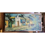 Casario Quadro Pintura Antiga 1,23x63 Cm