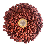 Cascalho De Pedra Jaspe Vermelho Natural Rolada 500g