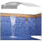 Cascata Parede Inox 304 Angel Pratic Piscina 50cm Sodramar