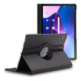 Case 360 Giratoria Para Lenovo Tab M10 Plus 3rg Tb128 Cor Preto