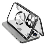 Case 360º Metal Protect Para iPhone 12 13 14 15 Pro Max Plus
