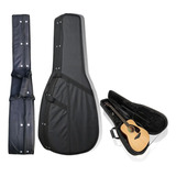 Case Acolchoado Luxo Bag Capa Top Para Violão Folk Clássico
