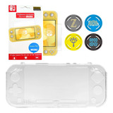 Case Acrilica Switch Lite+ Pelicula Vidro+