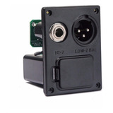 Case Box Bateria 9v Violao Balanceado Xlr C/ Jack E Circuito