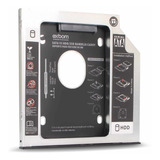 Case Caddy Hd Ssd Sata Adaptador Gaveta Dvd Notebook 12,7mm