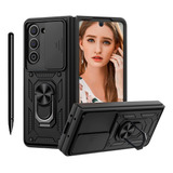 Case Camera Para Samsung Galaxy Z Fold 5 + Canetinha Simples
