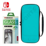 Case Capa Bolsa Nintendo Switch Lite + Película De Vidro 