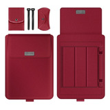 Case Capa Notebook Macbook Air Pro M1 E M2 Em Couro 3 Em 1