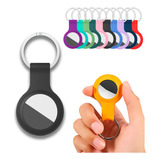 Case Capa Silicone Compatível Com Airtag Chaveiro Premium