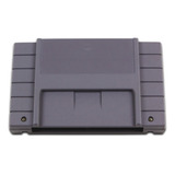 Case Cartucho Cinza + Label Traseira + Parafusos Snes Novo