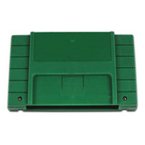 Case Cartucho Verde + Label Traseira + Parafusos Snes Novo