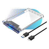 Case Gaveta Para Hd Externo Notebook Pc Gamer Led Usb Sata