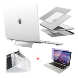 Case Macbook Air Pro Multifuncional + Pelicula E Teclado
