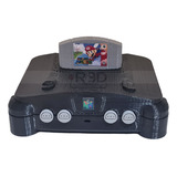 Case Nintendo 64 Com Cartucho Para Raspberry Pi4 N64