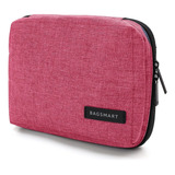 Case Organizador Cabos Acessórios Eletrônico Pamona Bagsmart Cor Rosa