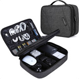 Case Organizador De Cabos Bm0101085a Bagsmart Perfeito Para Viagem Cor Cinza-escuro