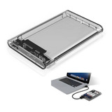 Case Para Hd Ssd Externo Transparente Note Sata 2.5 Usb 3.0