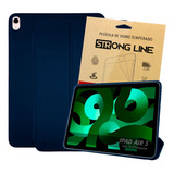 Case Para iPad Air 5 5ª Geração Smart Premium Top + Pelicula Cor Azul-escuro