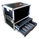 Case Rack 6u + 2 Gavetas