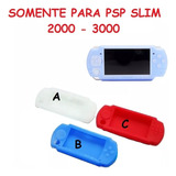 Case Silicone Psp 2000 3000 Slim + Pelicula Tel