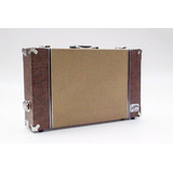 Case Tweed Fender Pedal Board Pedais Pedaleira 60x33x10cm Sp