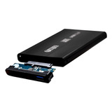 Case Usb 3.0 Hd Externo 2.5 Metal Notebook Ps4 Xbox One Pc Cor Preto