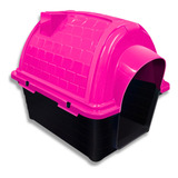 Casinha Cachorro N 3 Furacão Pet Modelo Iglu Rosa