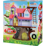 Casinha De Boneca Casa Na Arvore C/ Bonecos