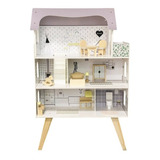 Casinha Decorada Para Menina Com Moveis E Brinde