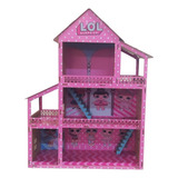 Casinha Rosa De Boneca Adesivada Lol Dia Das Crianças Natal
