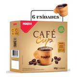 Casquinha Copinho Chocolate Marvi Café Cup Caixa C/ 6 Uni